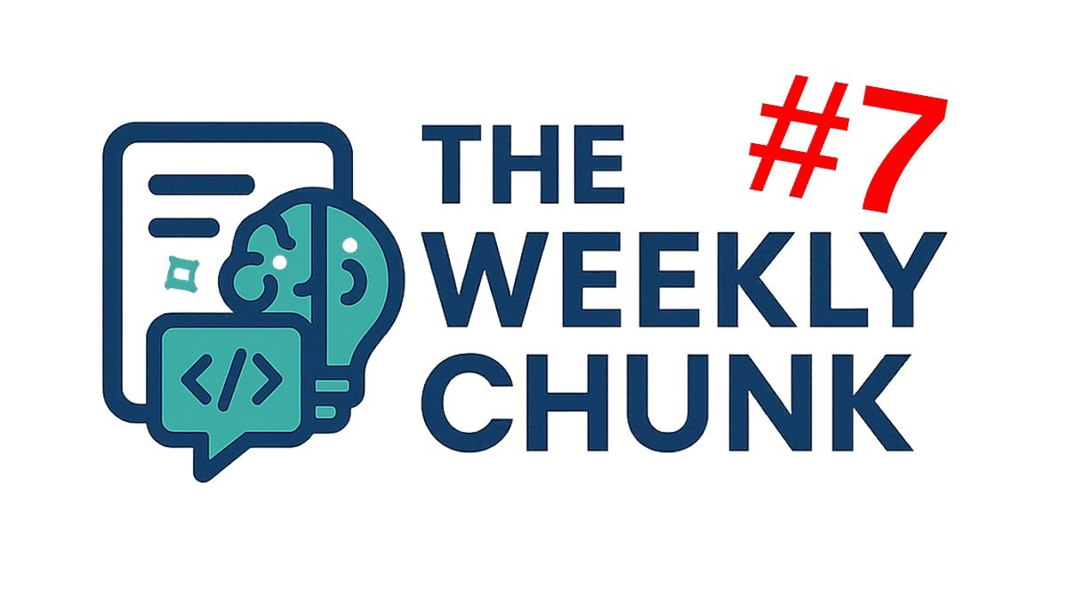 Weekly Chunk #7 - Rethinking Linked Data for Better RAGs & LAMs